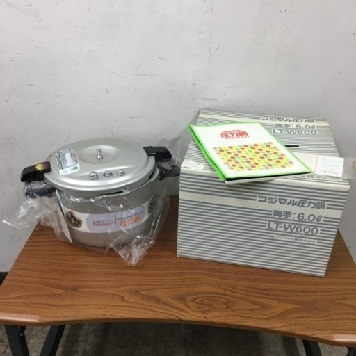 取引場所　南観音　ロ2207-418 未使用品フジマル　圧力鍋　6.0リットル　LT-W600