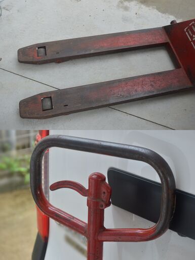 激安 先着順♪ ニチユ ハンドリフト 1500kg パレットトラック 1.5tまで 日本輸送機㈱ PT15S-18-107 【227】