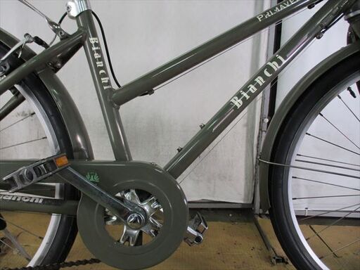 C59 限定特価 整備済み☆クロスバイク ビアンキ primavera カーキ