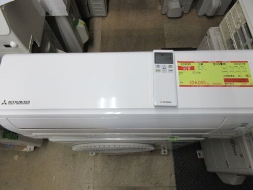 K03399　三菱重工　中古エアコン　主に6畳用　冷2.2kw／暖2.5kw