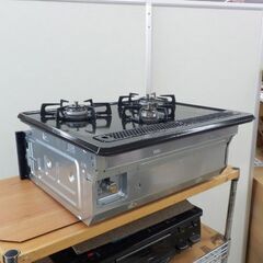 ノーリツ ビルトインコンロ LPガス N3GQ2RVQ1 2020年製 無水片面焼 