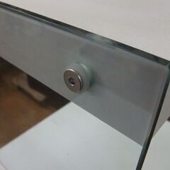 店舗什器 階段棚 アクリル横板 シェルフ ディスプレイ棚 幅122.5 高さ 