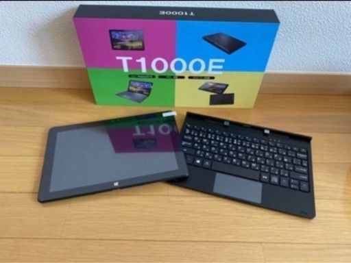 【美品】 T1000E 2in1タブレットPC Windows 10 タブレット