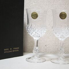 グラス☆クリスタル・ダルク cristal darques ペアワイングラスの画像