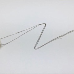 大玉本真珠13.8ミリ 18金WG ネックレス