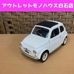 ブラーゴ 1/16 フィアット 500 ホワイト 白 burag...