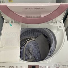 ⑱シャープ 6㎏洗濯機 17年 【リサイクルモールみっけ柏店】