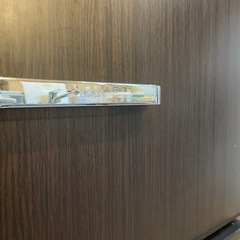 AQUA 冷蔵庫　木目調ブラウン