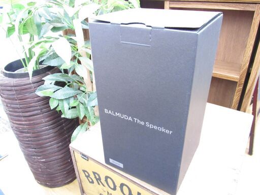 BALMUDA　BALMUDA　M01A-BK スピーカー　ブラック　中古品 中古美品!! BALMUDA The Speaker M01A-BK Black バルミューダ ザ