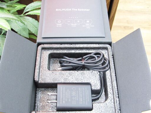 中古美品!! BALMUDA The Speaker M01A-BK Black バルミューダ ザ