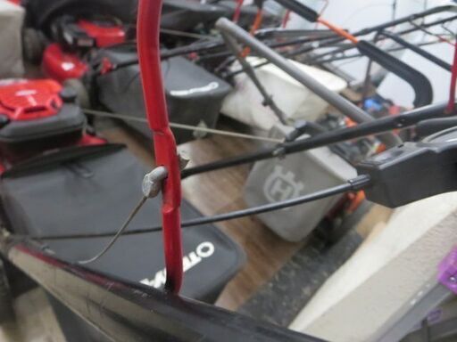 TROY超大型エンジン自走芝刈り機7.25馬力バケット付き