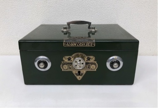 KTH-050【超希少】手提げ金庫 アラームキャッシュボックス MILLONAIRE