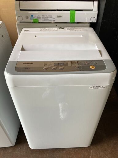 ☆中古￥15,300！【会員価格￥12,800】Panasonic　パナソニック　5.0kg洗濯機　家電　NA-F50B11型　幅56cmｘ奥行57cmｘ高さ88cm　【BG091】