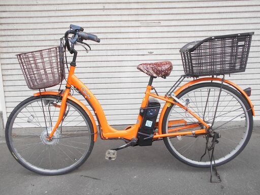 ★中古良品★26インチ 電動アシスト自転車　ママチャリ　calulu mommy