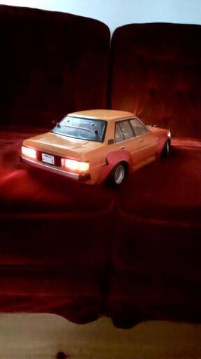 トヨタ　カローラ　旧車　ラジコン　ホビーラジコン　電飾付き トヨタ カローラ 旧車 ラジコン ホビーラジコン 電飾付き