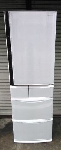 パナソニック 5ドア冷蔵庫 426L NR--E430V-N 2015年製 シャンパン 配送無料