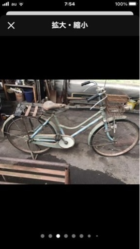 アンティーク自転車、レトロ自転車、レトロ運搬車、荷車自転車  