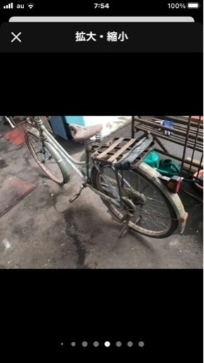 アンティーク自転車、レトロ自転車、レトロ運搬車、荷車自転車  