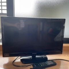 【決まりました】テレビ 全高39×横55.6×奥行17.5cm(台座)