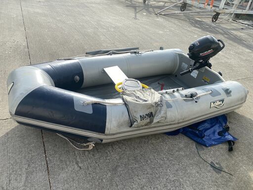 アキレスゴムボート、スズキ二馬力エンジン他含め美品 大幅値下げ価格