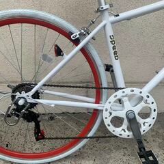 新品  クロスバイク ホワイト✨