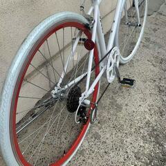 新品  クロスバイク ホワイト✨