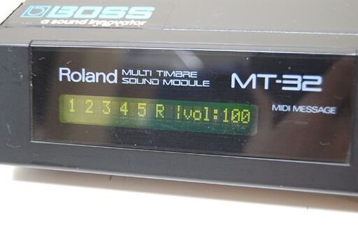 ジャンク Roland 音源モジュール MT-32 ブラック MIDI ジャンク Roland 音源モジュール MT-32 ブラック MIDI