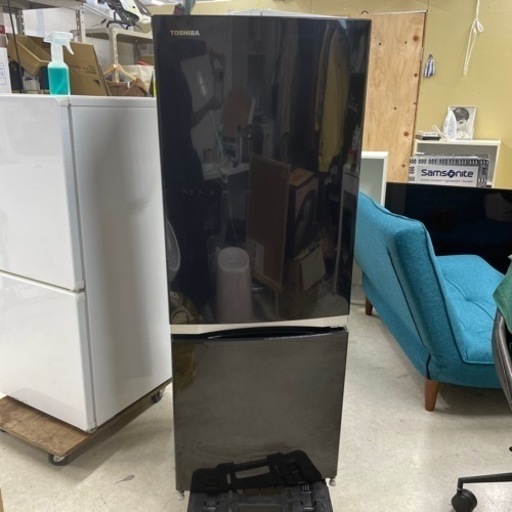 【 7/26 受け渡し予定あり】東芝 ノンフロン冷凍冷蔵庫 2ドア 2018年製 153L GR-M15BS