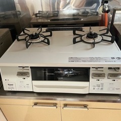 (ほぼ未使用)リンナイ ガスコンロ グリル付ガステーブル