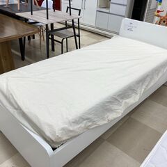シングルベッド　IKEA ASKVOLL　ホワイト