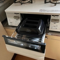 (ほぼ未使用)リンナイ ガスコンロ グリル付ガステーブル