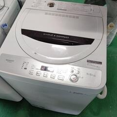 SHARP 全自動洗濯機 ES-GE5B 5キロ 2018年 激安