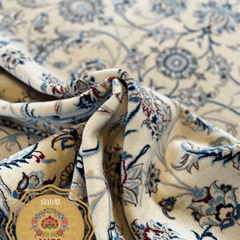 高級ペルシャ絨毯 ナイン産 6LA 【ハビビアン工房】 245×200cm