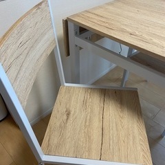 【伸縮可能】テーブル＆椅子 - 家具