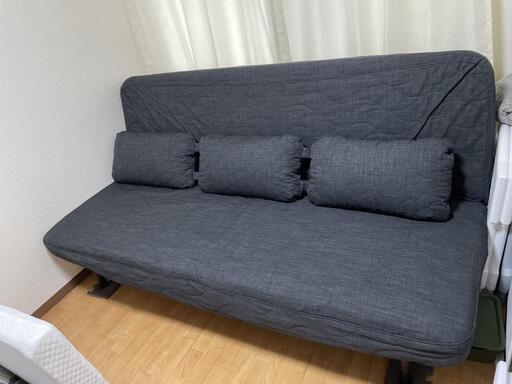 IKEA ニーハムン ３人掛け ソファベッド