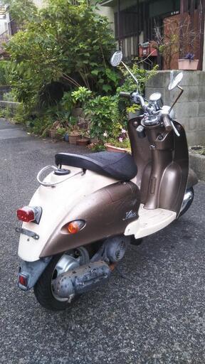 配送可&整備済】ヤマハ ビーノ ブラウン 5AU 2st 原付 バイク 50cc