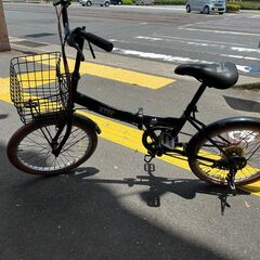 【リサイクルショップどりーむ鹿大前店】No252　折り畳み自転車...