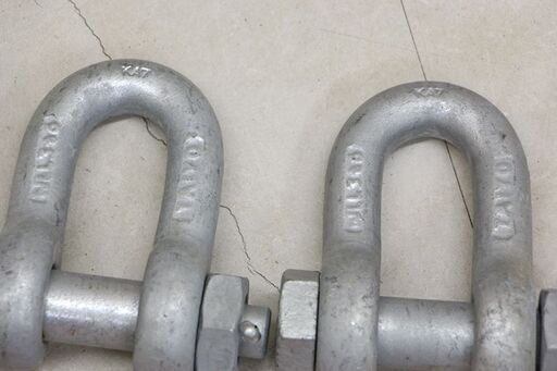 大洋 シャックル フック3セット TAIYO重量フック バネ付 使用荷重2T ②