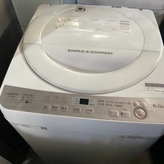 早い者勝ち?SHARP ?ES-GE6B W? 全自動洗濯機 6kg