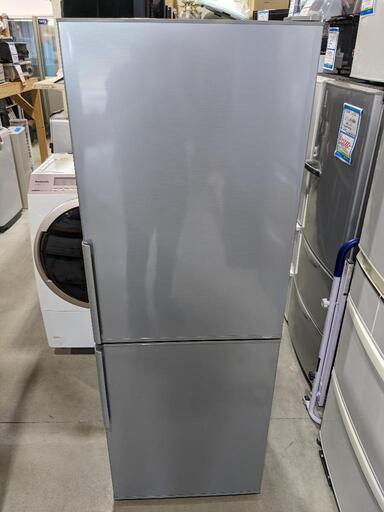 AQUA　275L 2ドア冷凍冷蔵庫　AQR-D28D(S) 2015年製　パッキンにヒビあり。