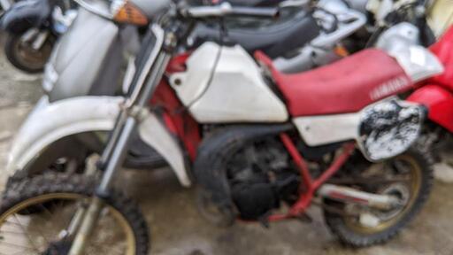 YAMAHA　ヤマハ　YZ80　不動　キック折ります