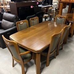人気の高級家具!! 浜本工芸 6人掛け ダイニングテーブル＆ダイニング 