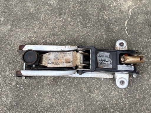 決まりました。メルテック コンパクトローダウンジャッキ 最大耐荷重：2000kg