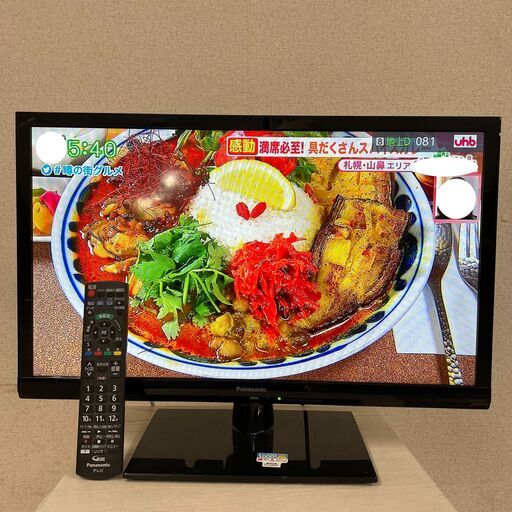 7/17 終 2015年製 Panasonic 24V型 液晶テレビ TH-24C320 ブラック TV 動作確認済み パナソニック 菊倉MZ