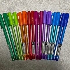 カラーボールペン　16本