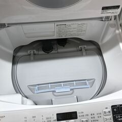 洗濯機 シャープ ES-TX5E-S 2021年製 ※動作チェック済/当店6ヶ月