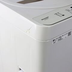 中古 全自動洗濯機 縦型 4.5kg 訳あり特価 2020年製 SHARP ES-GE4D-C EF3957