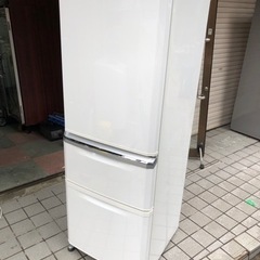 三菱　自動製氷付き　335L 🉐保証付き🚛🚛大阪市内配達設置無料🚛🚛