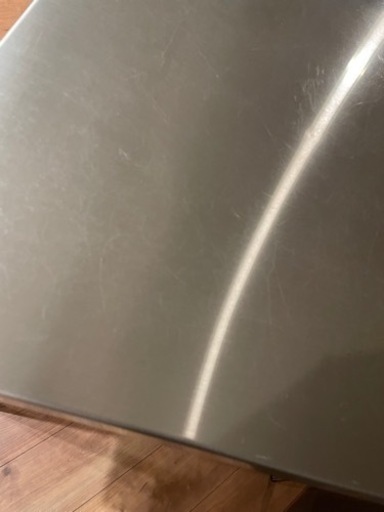 80cm 正方形　ダイニングテーブル　ステンレス