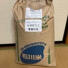 令和3年産　1等級品　石川県産　コシヒカリ玄米30kg
